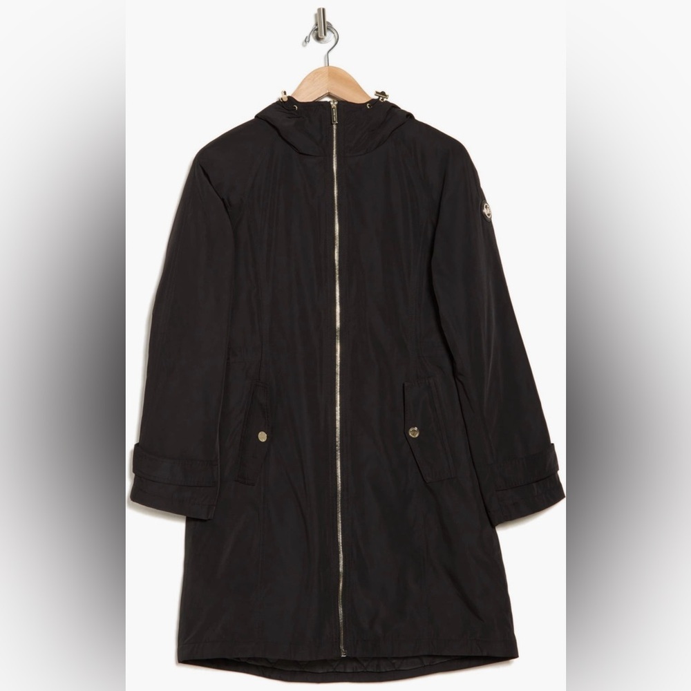 Michael Kors Longline Hooded Coat M NWT - Picture 4 of 11